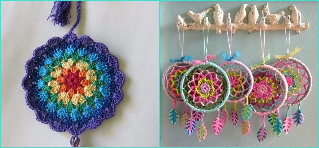 Mandala em crochê pingente - Benefícios e cores da mandala