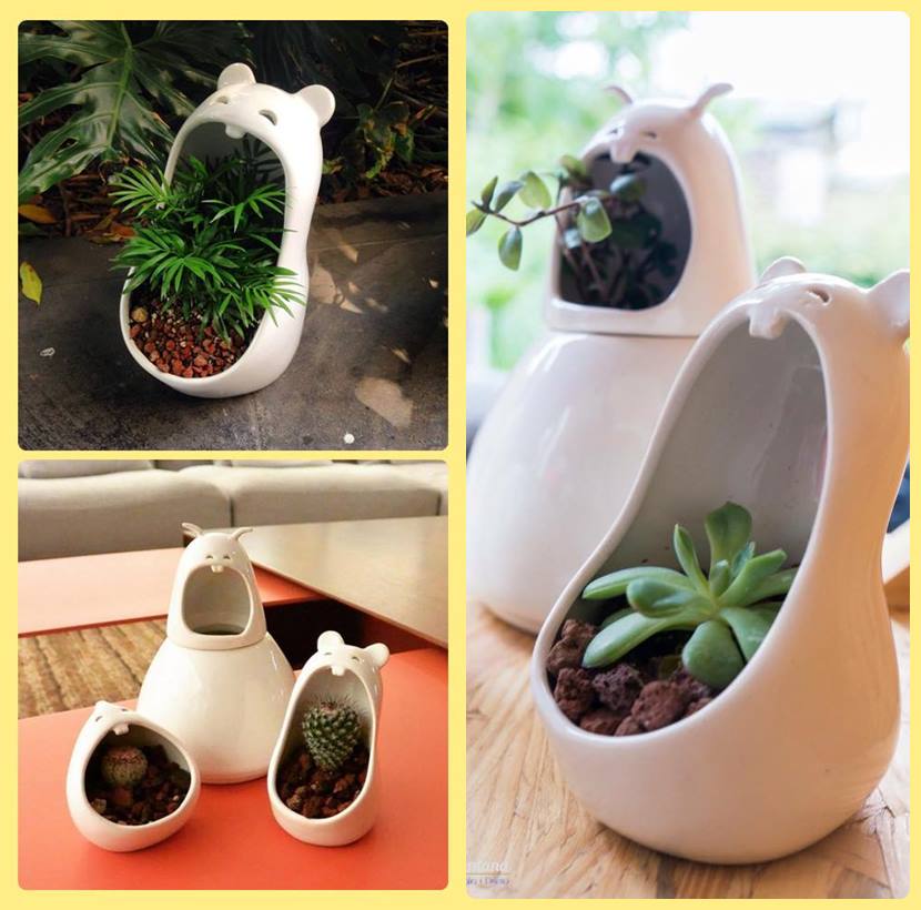 Ideias para decorar com vasos de cerâmica divertidos
