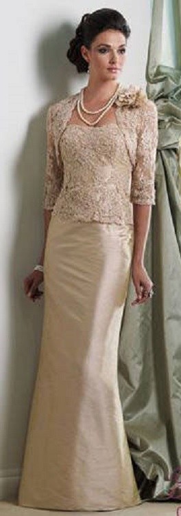 Moda anti-idade: Vestido longo para mãe da noiva