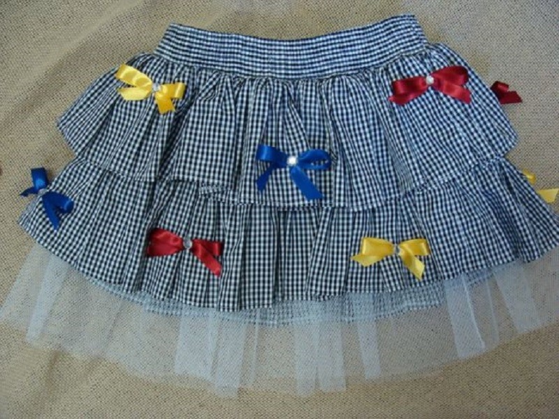 Roupa para festa junina - DIY - faça você mesmo saia para festa junina