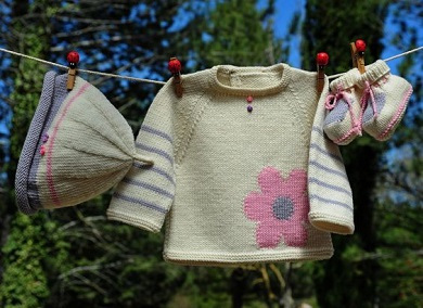 20 Modelos de roupa para bebê em tricô - Baby tricot fashion