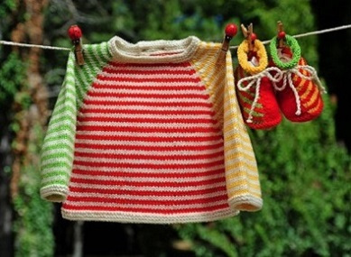 20 Modelos de roupa para bebê em tricô - Baby tricot fashion