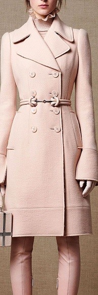 Casaco de inverno de  cores quentes - rose
