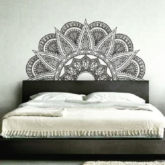 Decoração - Adesivo de mandala na parede