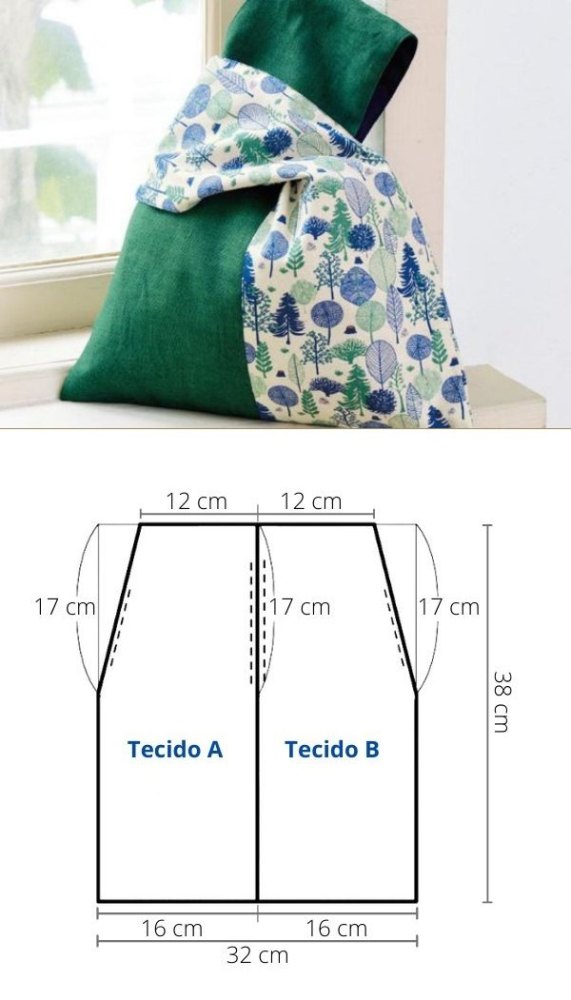 Modelos e molde para fazer a sua bentô bag (porta marmita)
