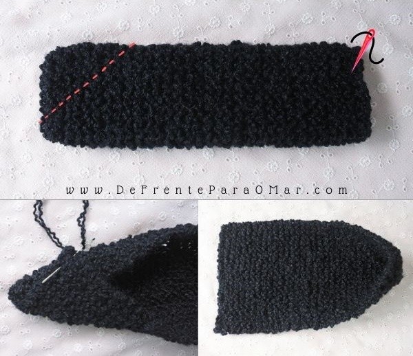 Como fazer uma sapatilha express de tricô