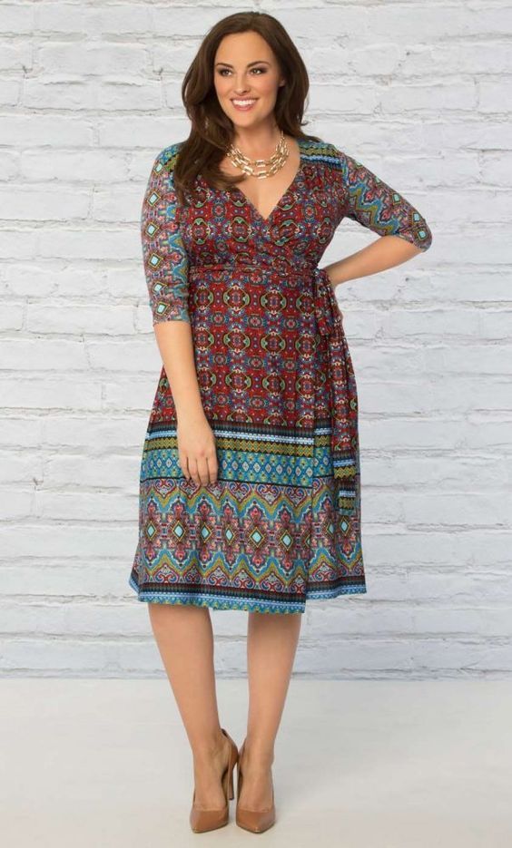 Moda anti-idade:  Vestido envelope, wrap dress