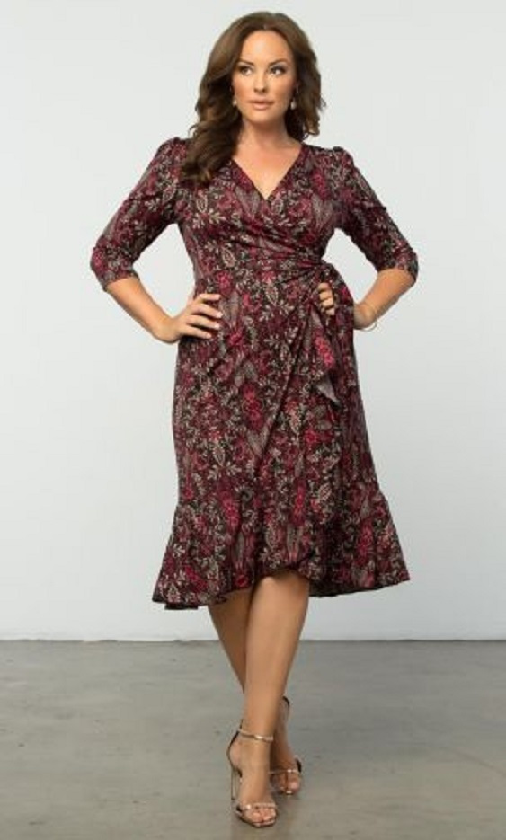 Moda anti-idade:  Vestido envelope, wrap dress