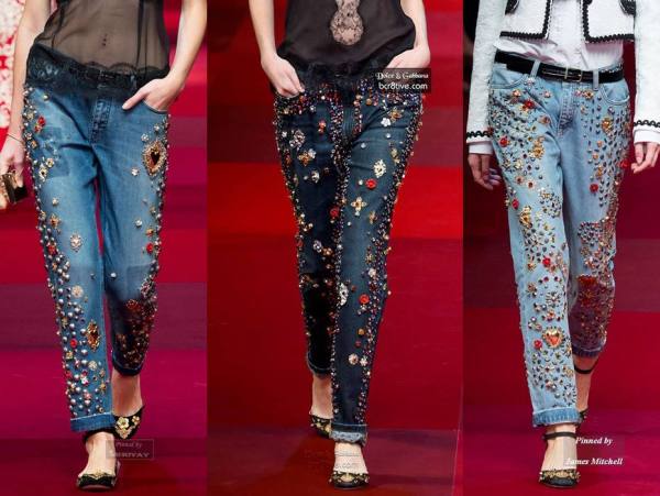 Jeans para festas de fim de ano