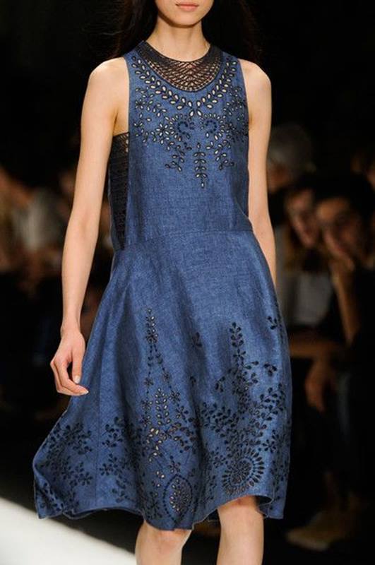 Vestido azul , blue dress , indigo - significado da cor azul