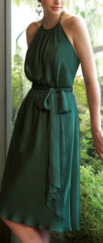 Vestido verde para festas - 50+, 60+