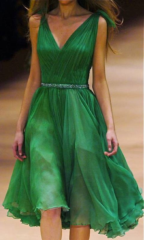 Vestido verde para festas de Natal e Reveillon - 50+, 60+