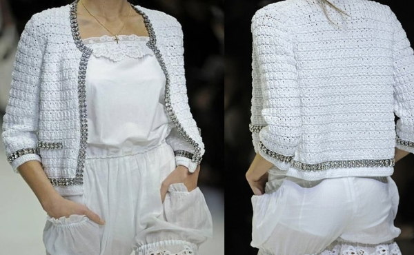 DIY - casaquinho croche dolce gabbana