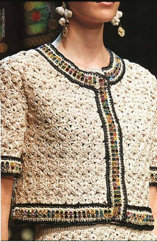 casaquinho de croche - DIY