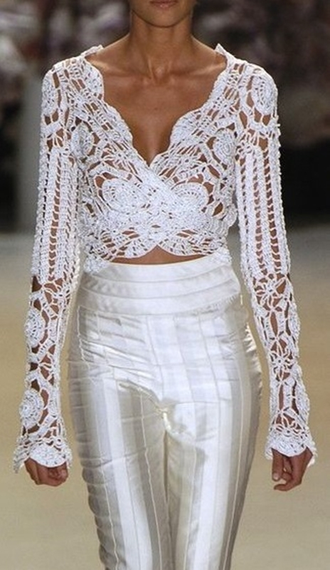 blusinha de crochê - DIY