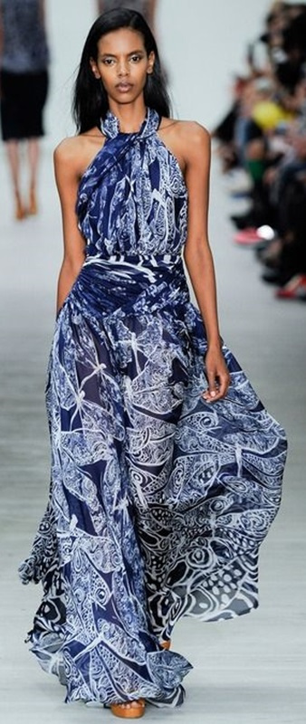Estampa azul e branco, blue and white fashion