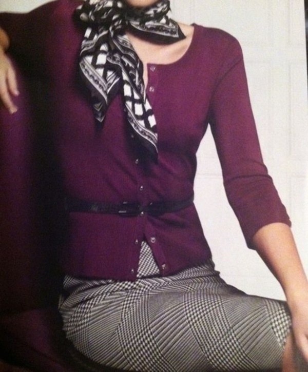 moda anti-idade - cardigan