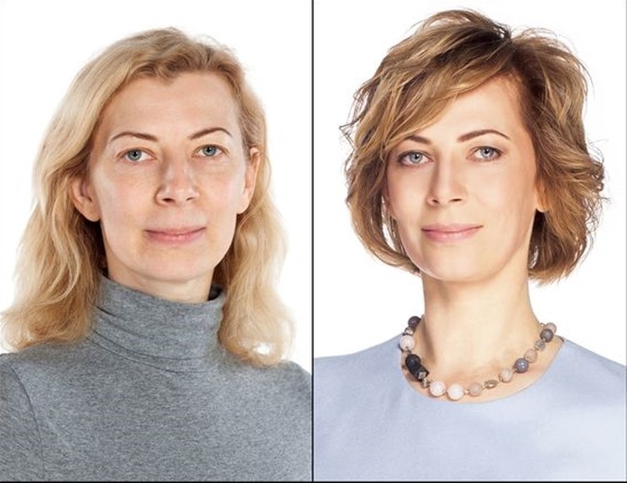 Antes e depois - 24 ideias de cabelo e maquiagem para senhoras
