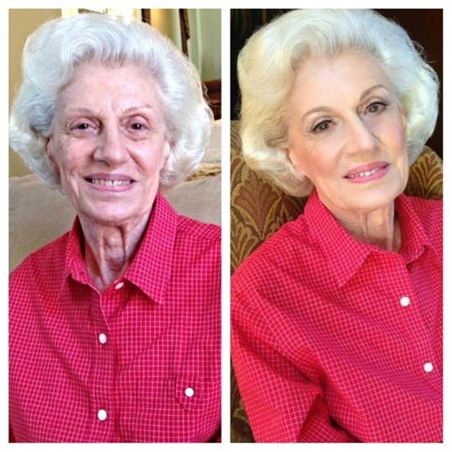 Antes e depois - 24 ideias de cabelo e maquiagem para senhoras