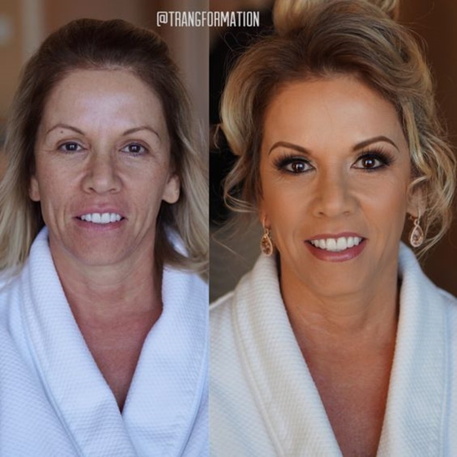 Antes e depois - 24 ideias de cabelo e maquiagem para senhoras
