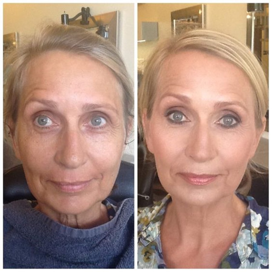 Antes e depois - 24 ideias de cabelo e maquiagem para senhoras