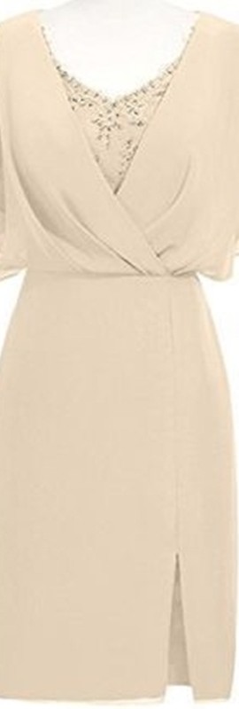 Vestido curto para bodas de ouro