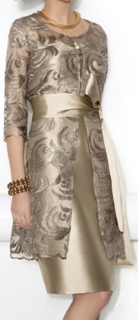 moda anti-idade - vestido para bodas de ouro