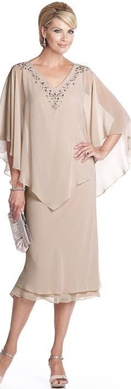 Vestido curto para bodas de ouro