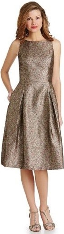 Vestido curto para bodas de ouro
