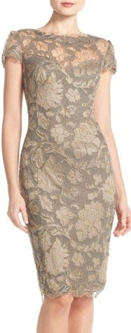 Vestido curto para bodas de ouro