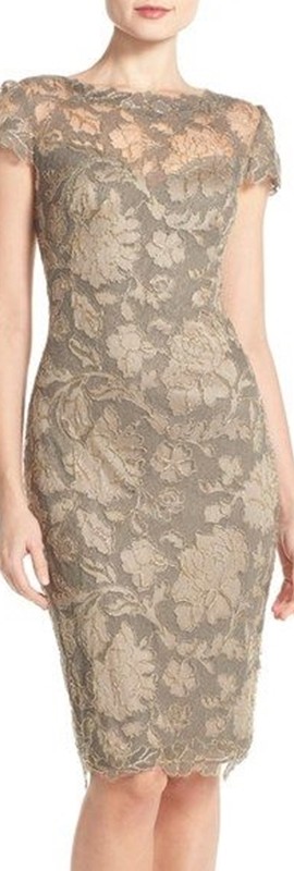 Vestido curto para bodas de ouro
