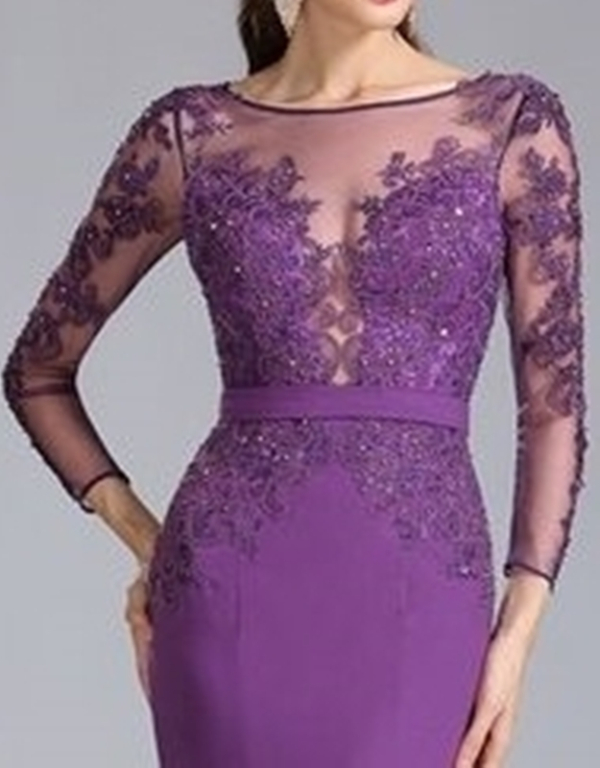 Decote do vestido de festa para senhoras
