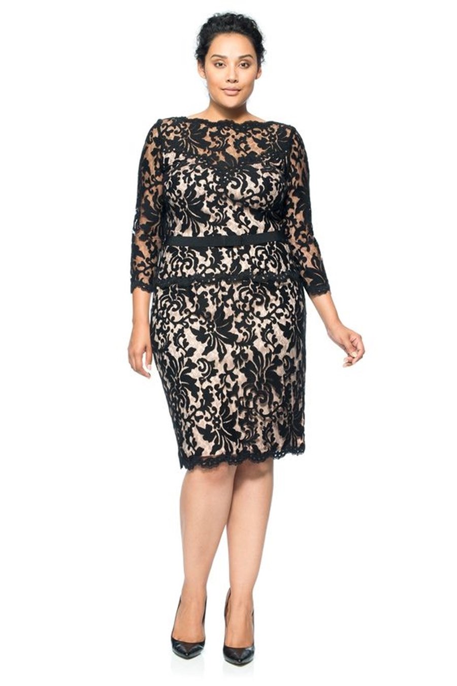 Moda curvy para senhoras - duas peças