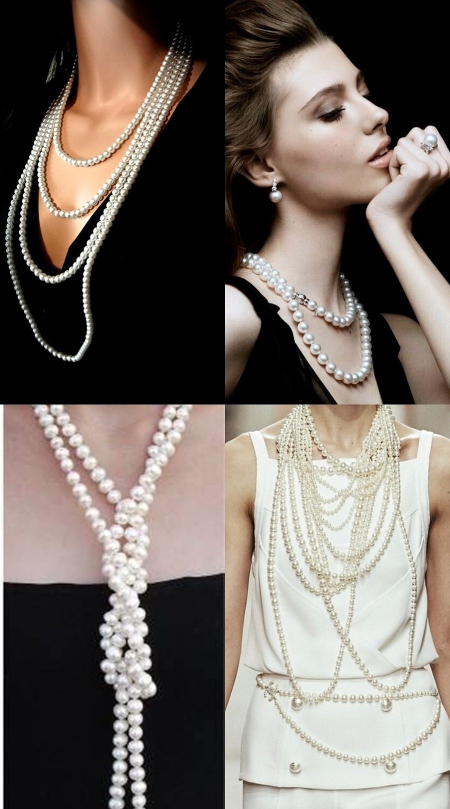 Colares para festa de Bodas de Pérola