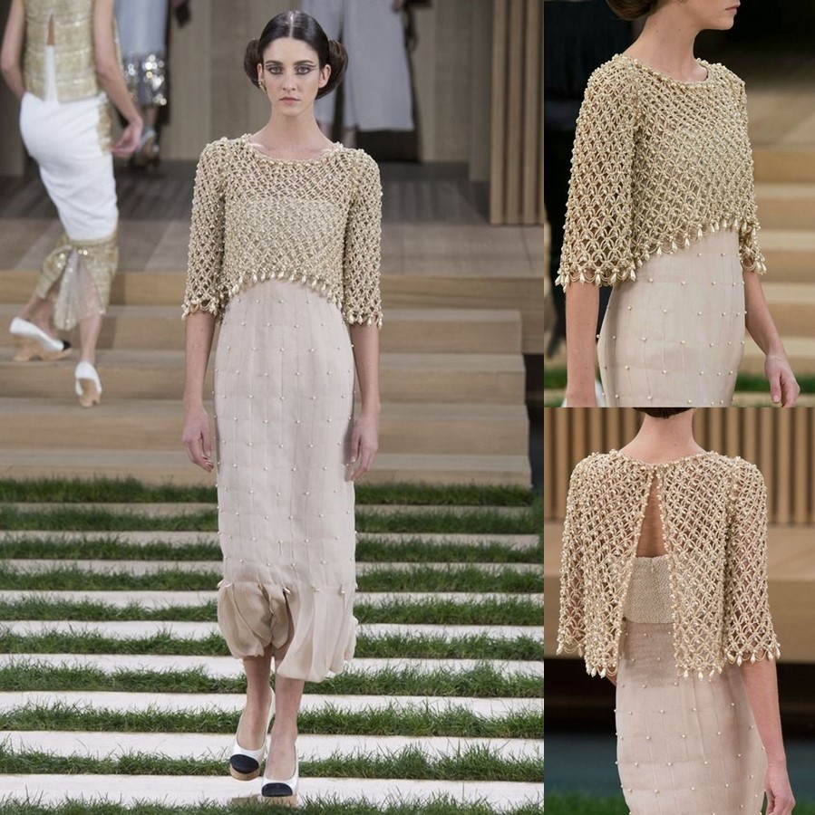 Vestido para festa de Bodas de pérola