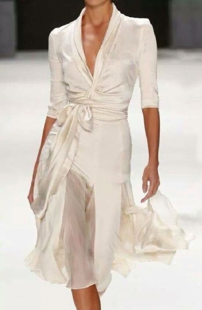 Vestido para festa de Bodas de pérola