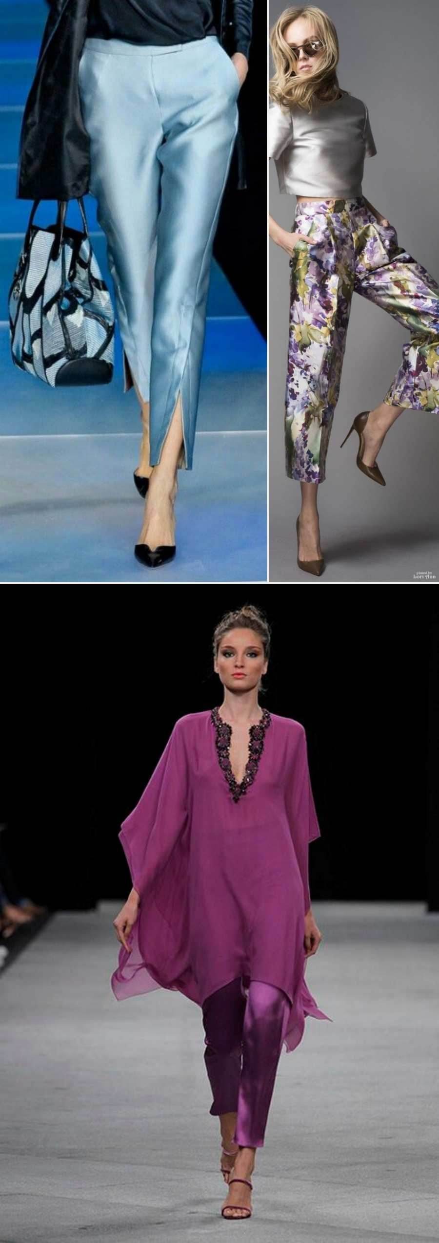 Calça para festa capri ou cigarrete