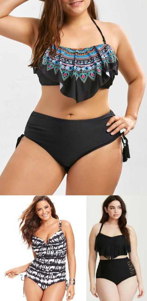 Moda praia : biquíni ou maiô plus size?