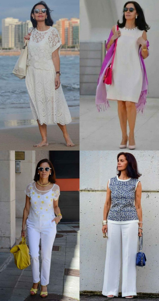 Moda anti-idade: Roupas brancas para refrescar