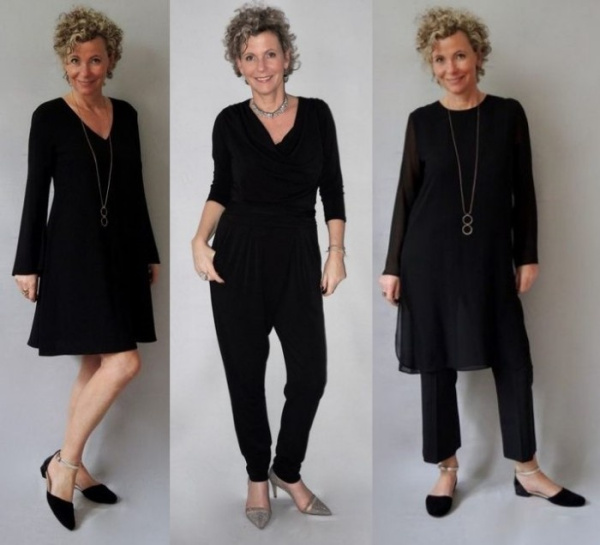 Moda anti-idade: 22 modelos de roupa preta, sempre na moda