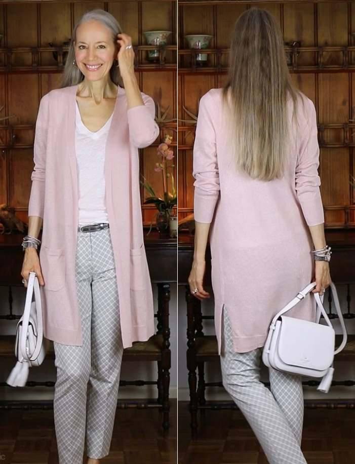 Moda anti-idade : Moda rosé para senhoras
