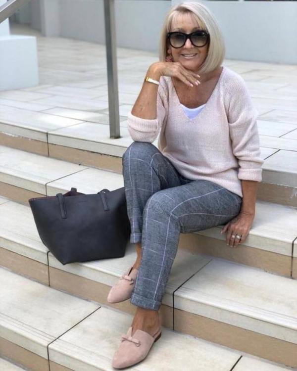 Moda anti-idade : Moda rosé para senhoras
