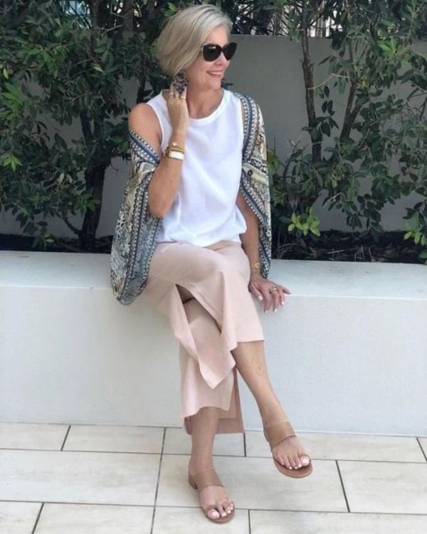 Moda anti-idade : Moda rosé para senhoras