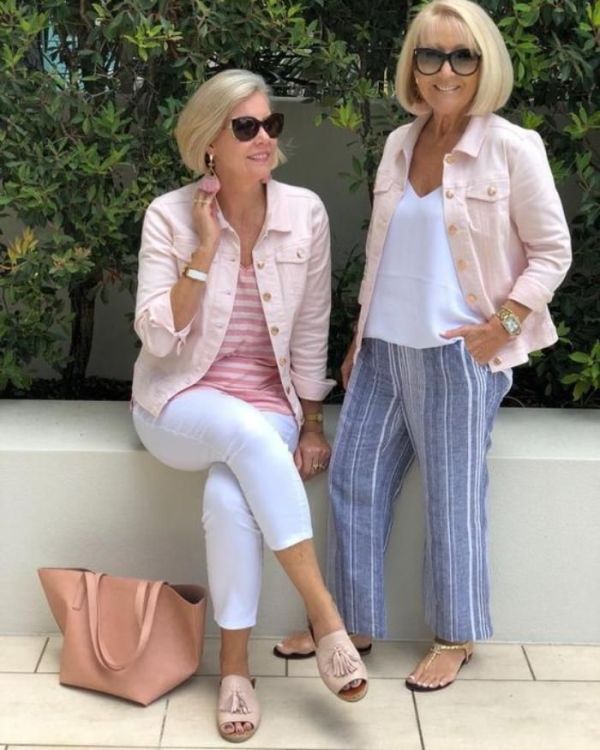Moda anti-idade : Moda rosé para senhoras