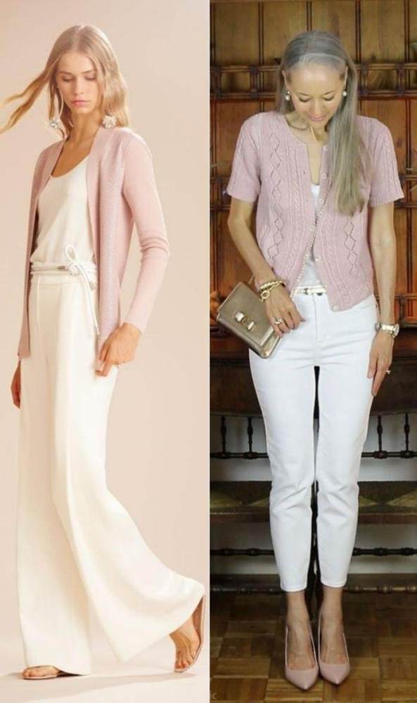 Moda anti-idade : Moda rosé para senhoras