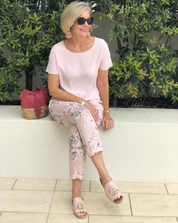 Moda anti-idade : Moda rosé para senhoras