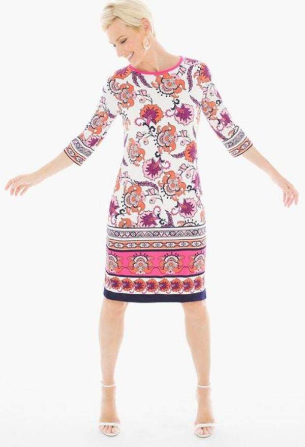 Moda anti-idade: Vestidos com estampas geométricas
