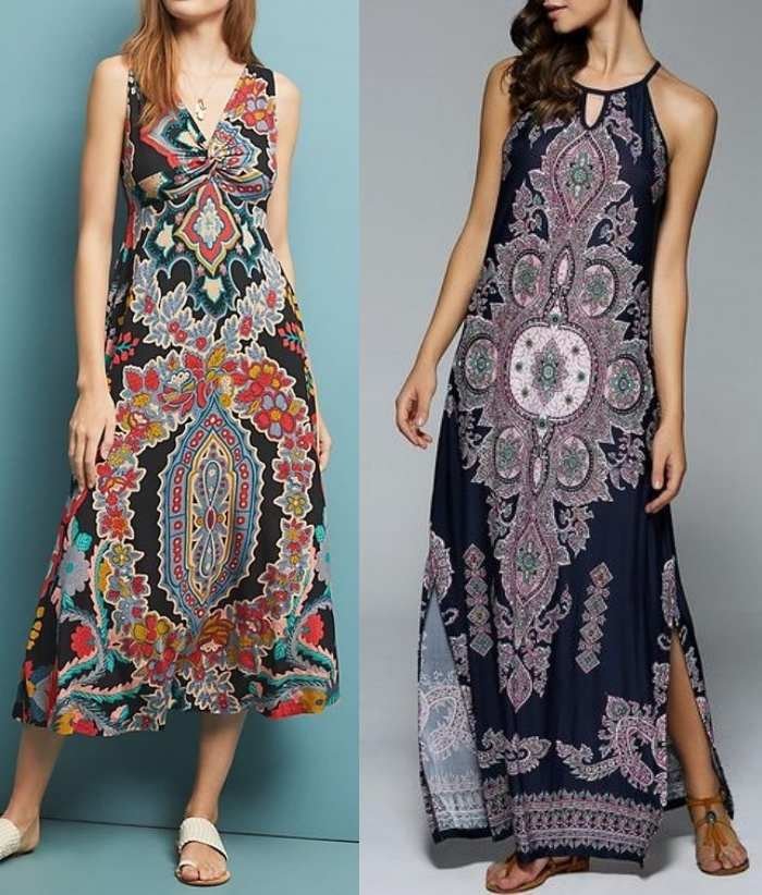 Moda anti-idade: Vestidos com estampas geométricas