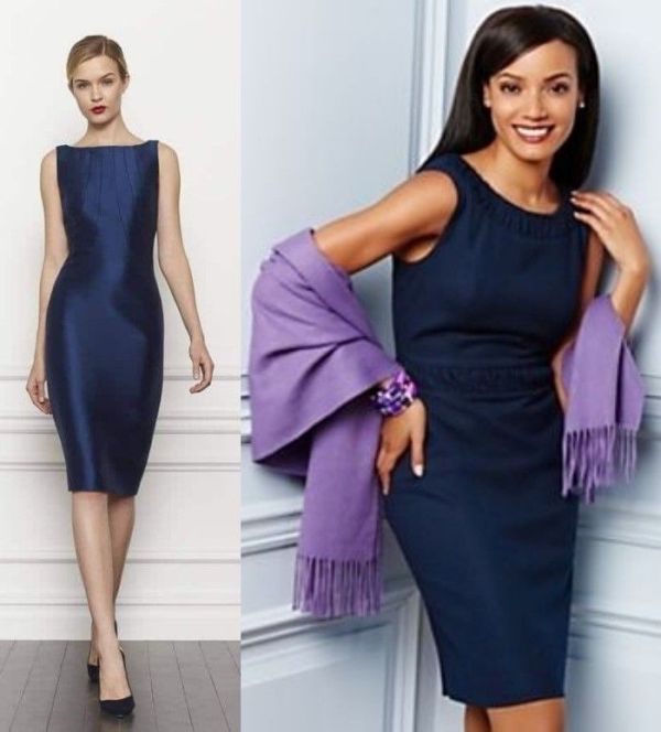Moda anti-idade: 25 modelos de vestido de festa azul