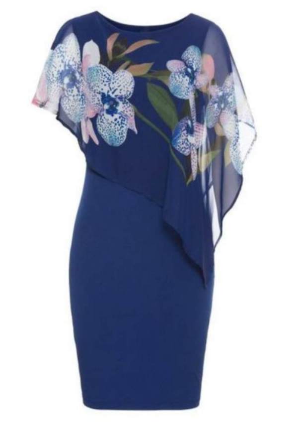Moda anti-idade: 25 modelos de vestido de festa azul